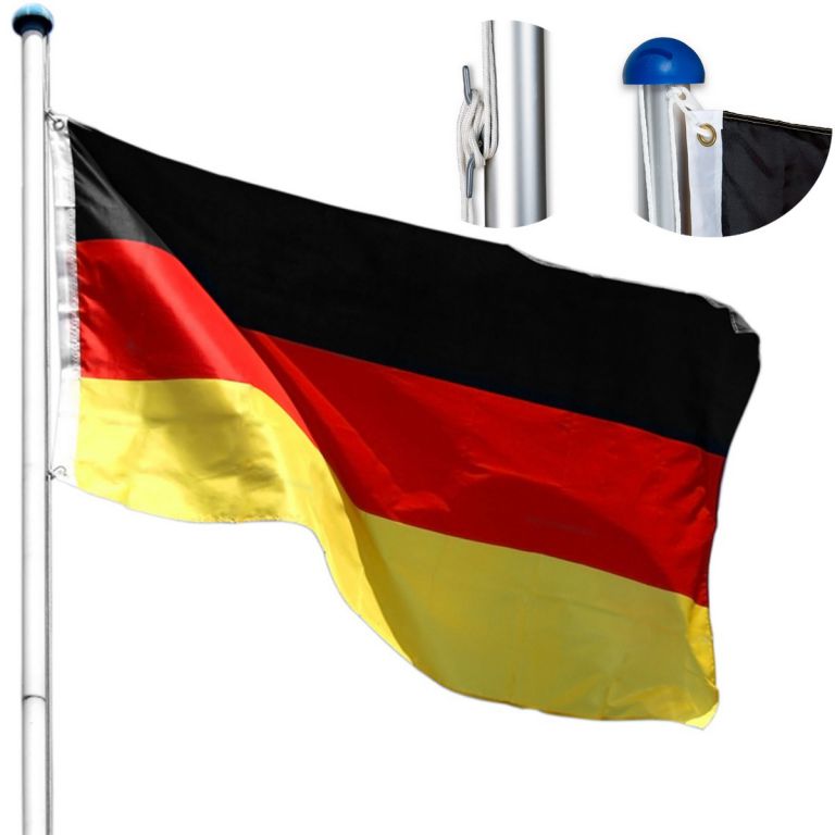 Vlajkový stožiar na Nemeckú vlajku 6,5 m