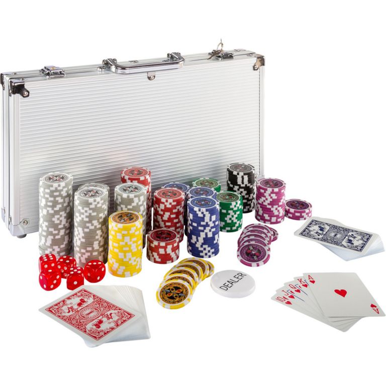 2642 GamesPlanet® Poker set, 500 laserových žetonů Ultimate
