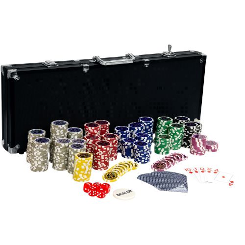 Levně Tuin 2644 Pokerový set, 500 žetonů Ultimate black