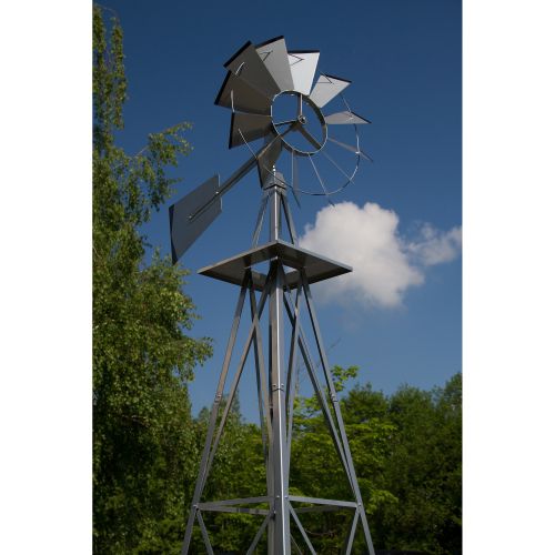 Tuin Veterný mlyn strieborne sivá - 245 cm