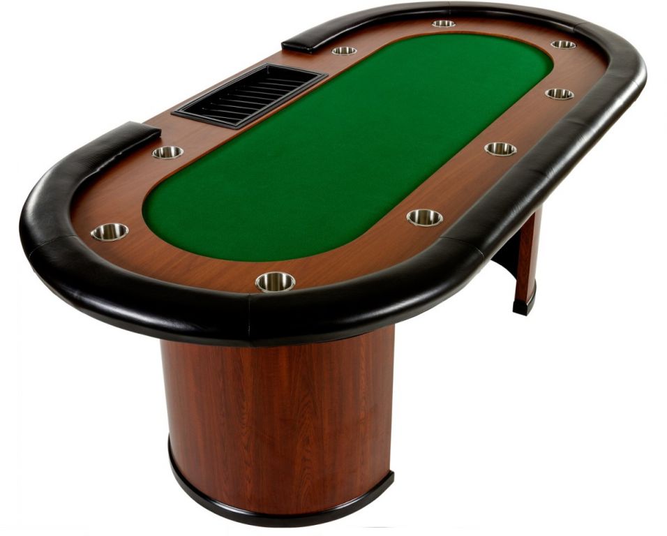 Levně Tuin Royal Flush 32443 XXL pokerový stůl, 213 x 106 x 75cm, zelená