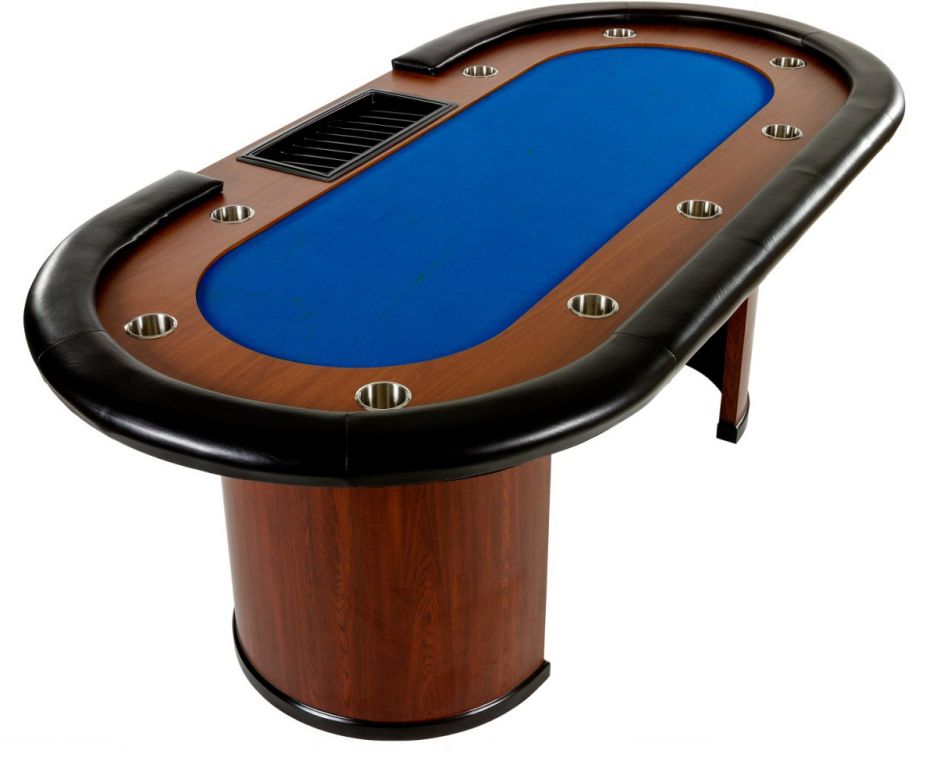 Levně Tuin Royal Flush 32445 XXL pokerový stůl, 213 x 106 x 75cm, modrá