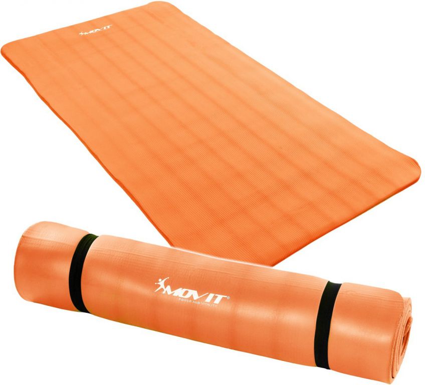 Podložka na jógu MOVIT 190 x 100 x 1,5 cm oranžová