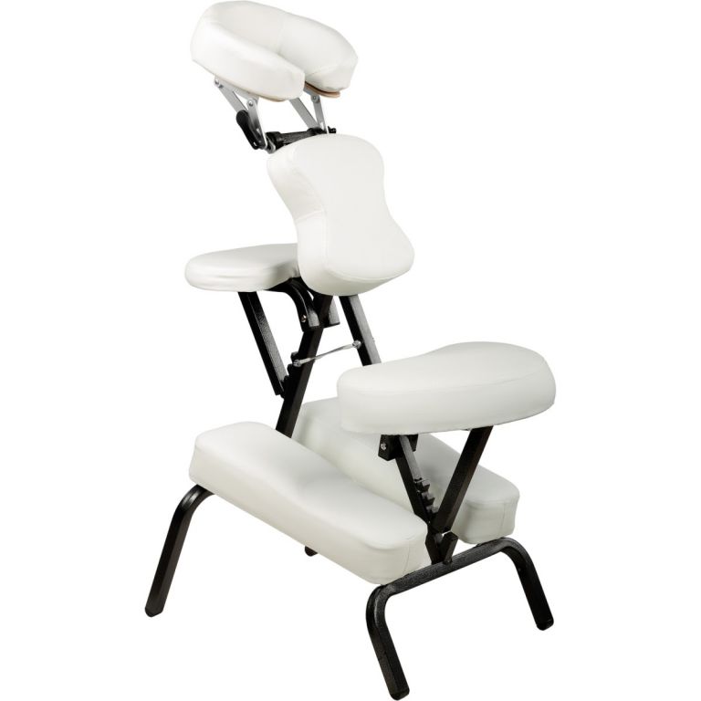 Masážní židle Movit skládací bílá 8,5 kg