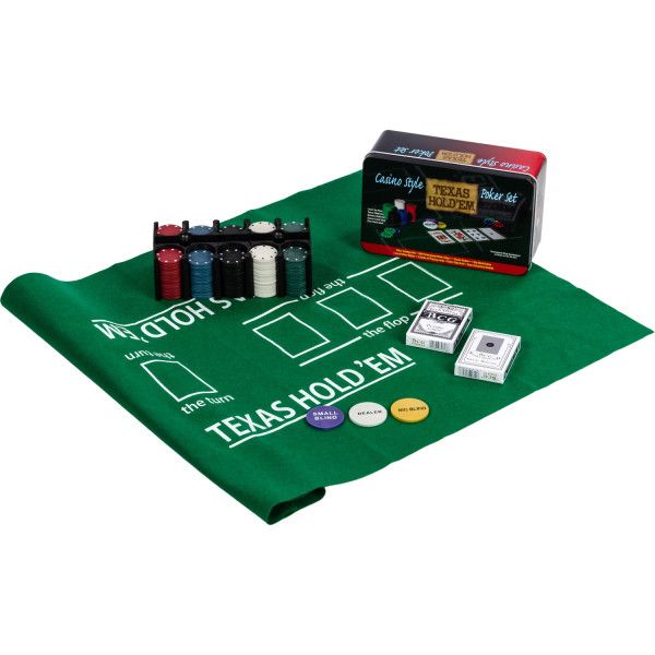 GamesPlanet® Poker set v plechové dóze, 200 ks