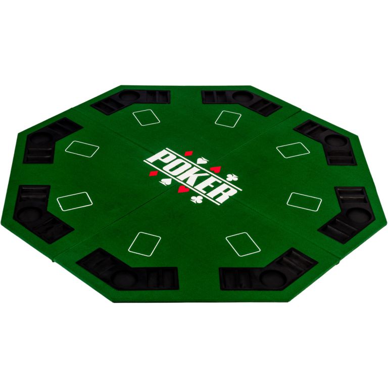 Blat poker pliabil - verde