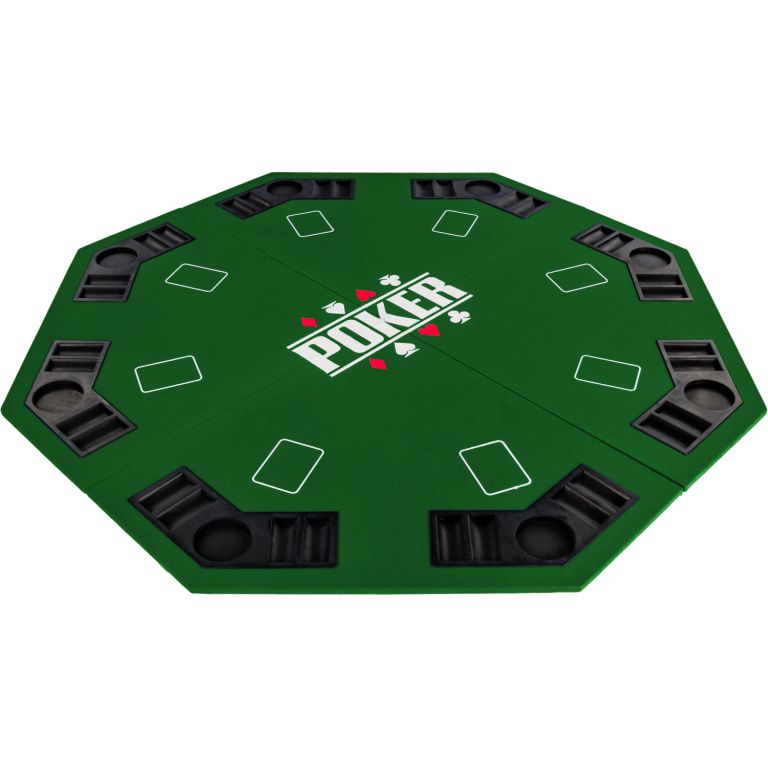 Skládací pokerová podložka - zelená