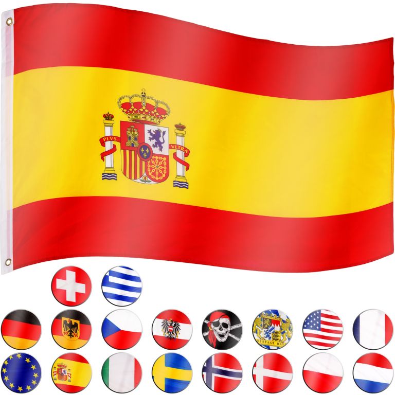 Vlajka Španielsko - 120 cm x 80 cm