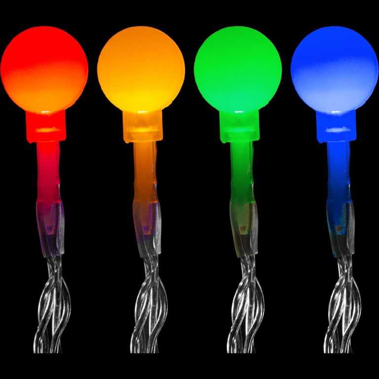 VOLTRONIC® Párty LED osvětlení 5 m - barevné 50 diod + ovladač