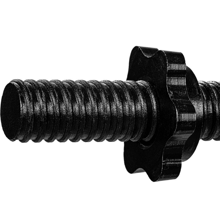 MOVIT® 140 cm posilňovacia tyč, čierna, hviezdicový uzáver