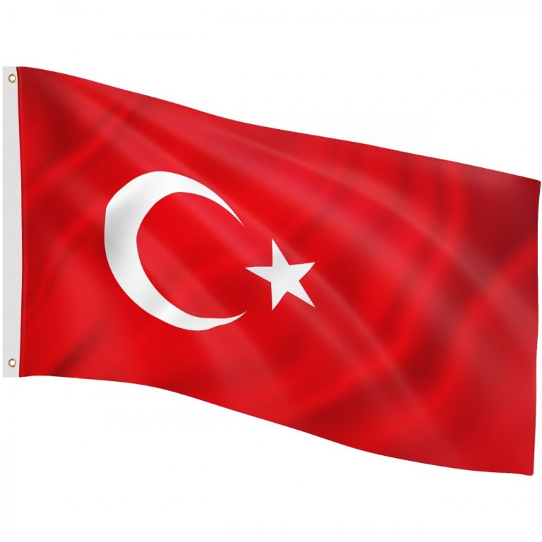Vlajka Turecko, 120 cm x 80 cm