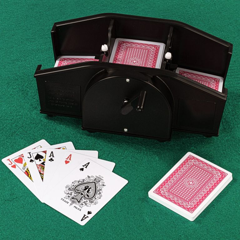 Poker set, 300 žetonů + míchačka karet