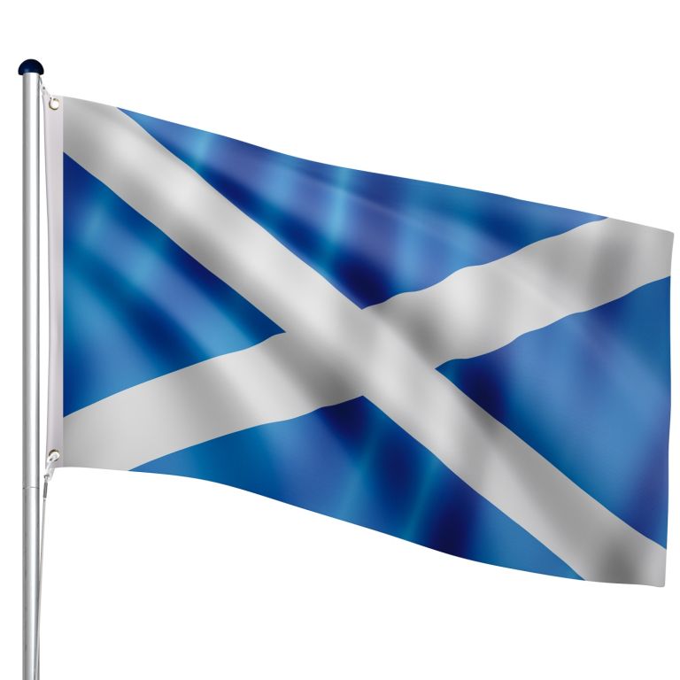 85191 FLAGMASTER® Vlajkový stožár vč. vlajky Skotsko, 650 cm
