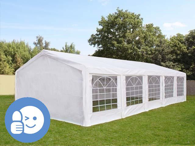 Záhradný párty stan CLASSIC 5 x 10 m - biela