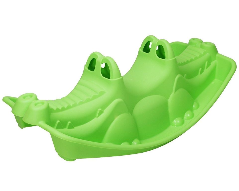 Plastová hojdačka - krokodíl