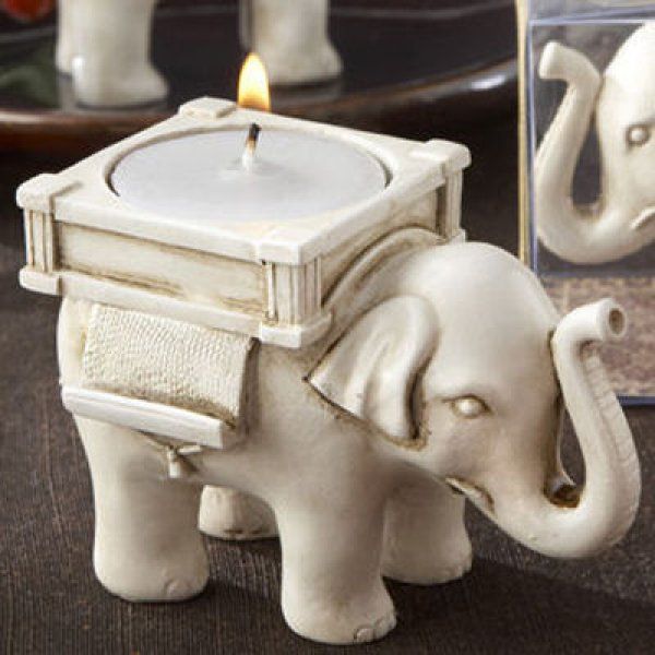 Stojan na sviečku - Slon pre šťastie