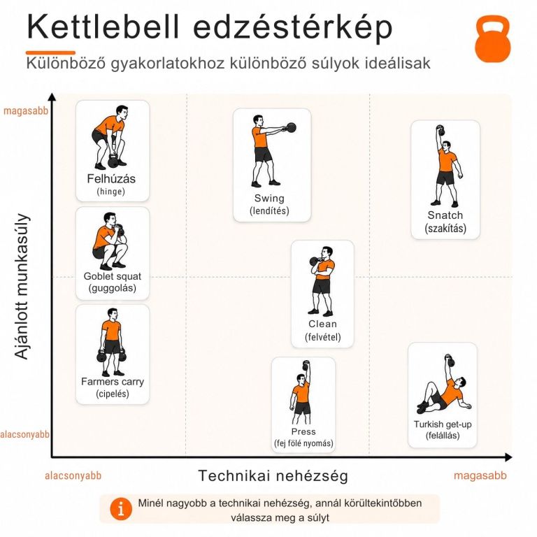 Kettlebell edzéstérkép