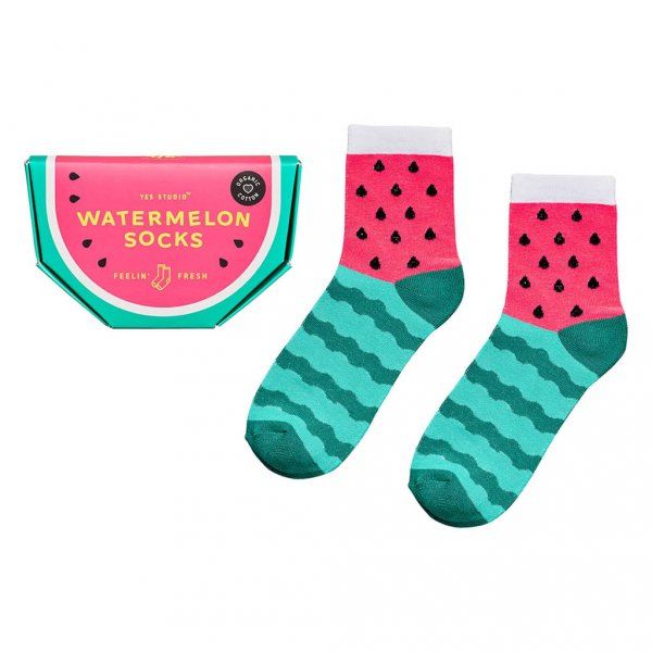 Ponožky štěstí - motiv meloun