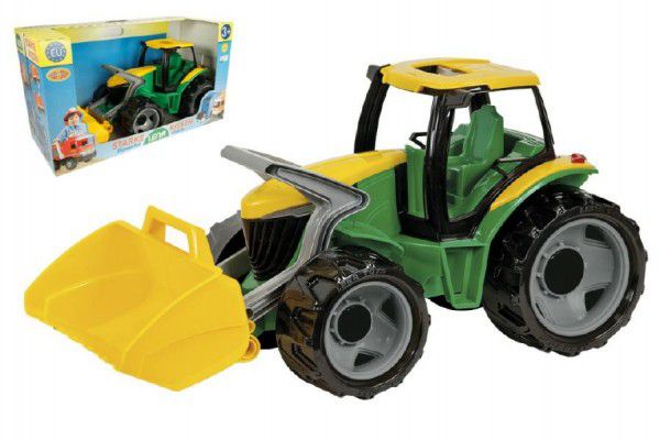 Lena traktor se lžící plast 65 cm Zeleno-žlutý