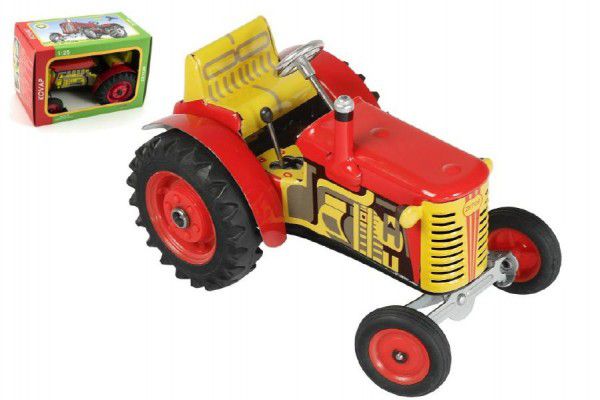 Kovap Traktor Zetor A červený na klíček