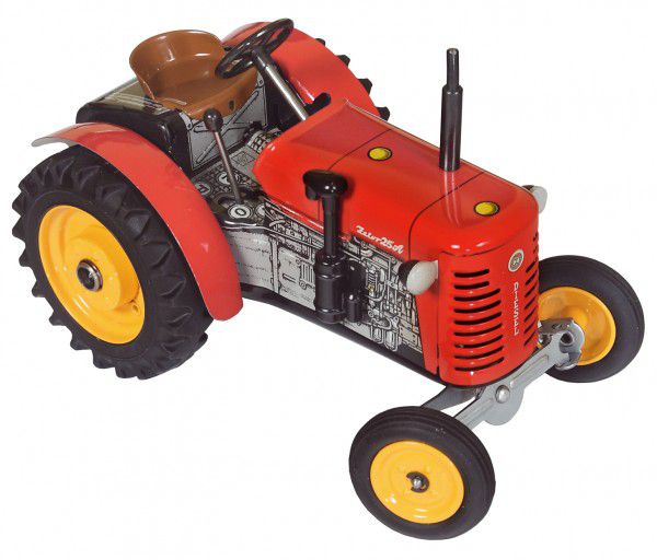 Kovap Zetor Traktor 2červený na kľúčik kov 11: 2v krabičke
