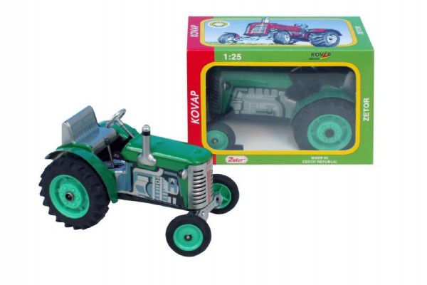 Kovap Zetor Traktor zelený na kľúčik kov 11: 2v krabičke