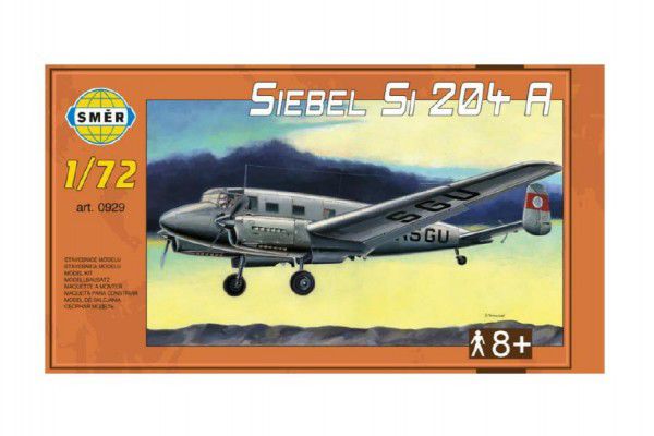 Model Siebel Si 204 A 1:72 29,5x18cm v krabici 34x19x5,5cm