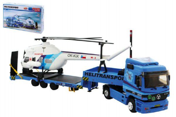 Monti Actros L-MB Helitransport Stavebnice 1:v krabici 32x20,5x7,5cm