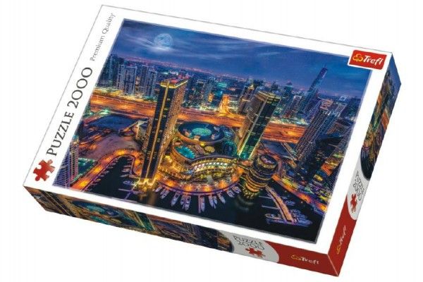 Teddies Puzzle Světla v Dubaji, 2000 dílků, 96x68 cm