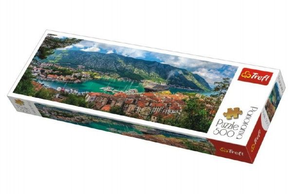Puzzle Kotor, Montenegro panorama 500 dílků