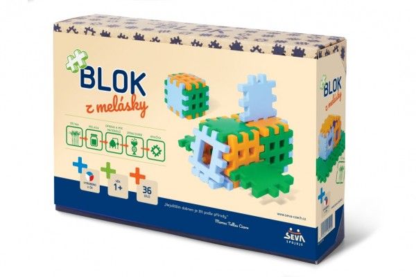 Stavebnice Blok z melásky - 36 ks