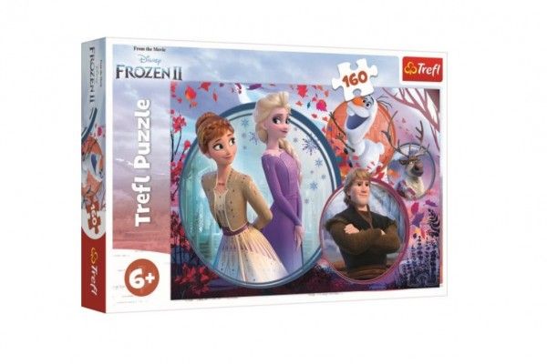 Levně Trefl Ledové království II/Frozen II 41 x 27,5 cm v krabici 29 x 19 x 4 cm 160 dílků