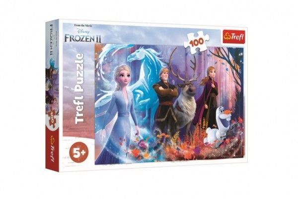 Levně Trefl Ledové království II/Frozen II 41 x 27,5 cm v krabici 29 x 19 x 4 cm 100 dílků