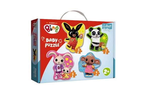 Puzzle baby Bing Bunny a přátelé v krabici 27,5x19x6cm 2+