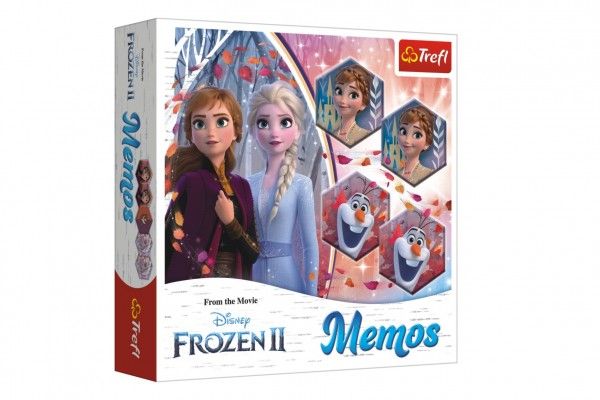 Levně Pexeso papírové Ledové království II/Frozen II společenská hra 36 kusů v krabici 20x20x5cm
