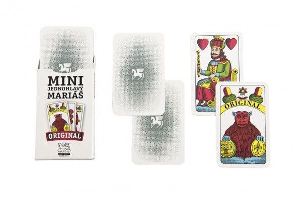 Spoločenská hra- karty na mariáš MINI- jednohlavé