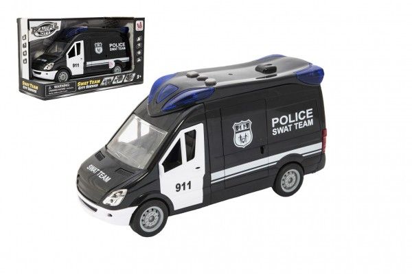 Auto policie swat plast 26cm na setrvačník na baterie