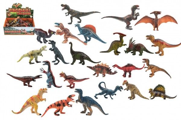 Dinosaurus plast 11 až 14 cm, mix druhov