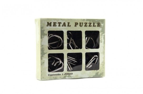 Puzzle metalic, 6 bucăți