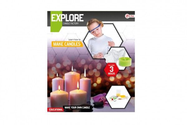 Teddies Gyertyakészítő készlet formákkal 27 cm