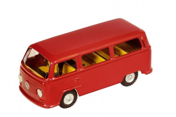 Auto VW mikrobus T2 červený