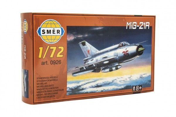 Směr Model MiG-21R 15x21,8cm v krabici 25x14,5x4,5cm 1:72