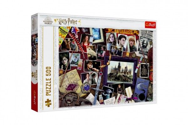 Puzzle Harry Potter/Bradavické vzpomínky 500 dílků 48x34cm v krabici 40x27x4cm