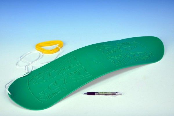 Snowboard plast 70cm zelený