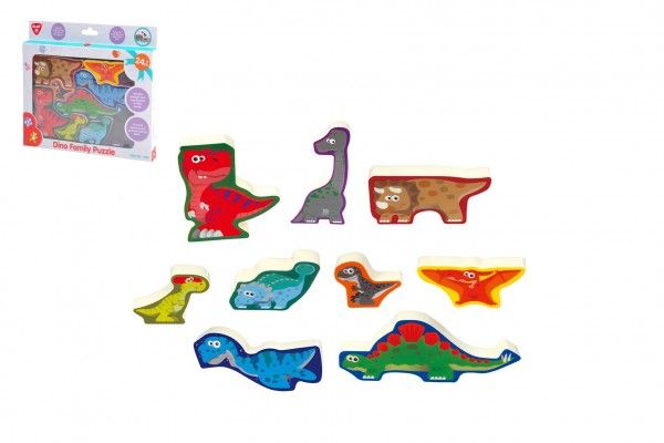 Puzzle/Vkládačka  dinosauři 20 x 14 cm
