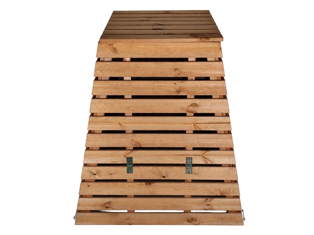 Dřevěný kompostér 800 L pyramida - česká výroba