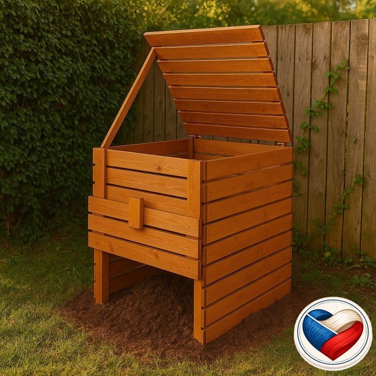 Gabon 55478 Záhradný drevený kompostér - 1200l