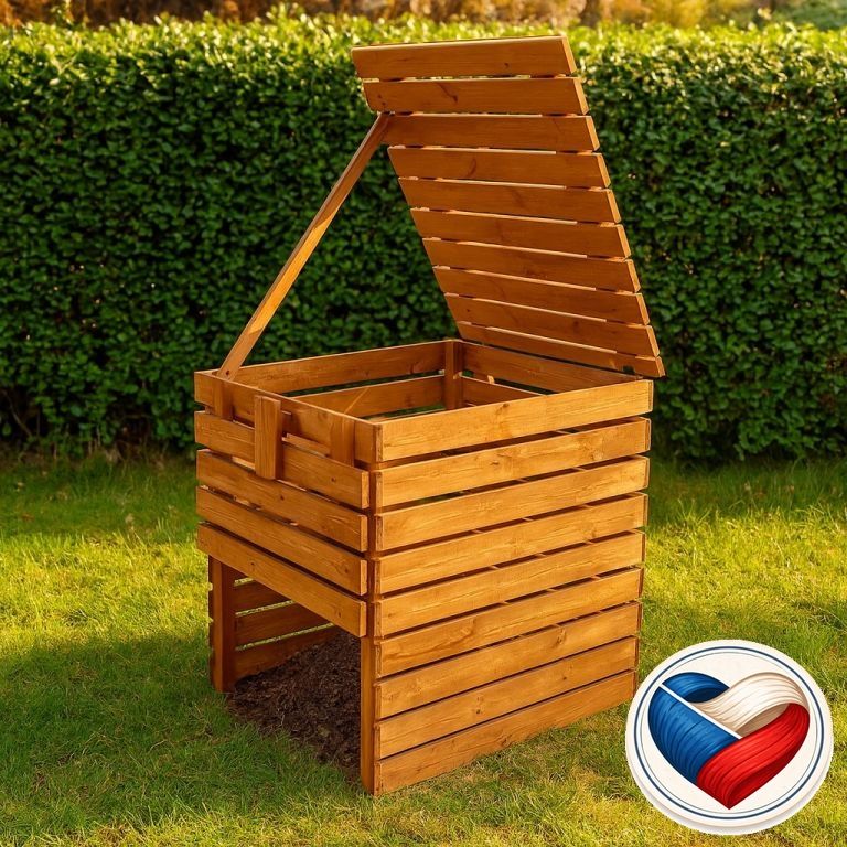 Záhradný drevený kompostér - 800l