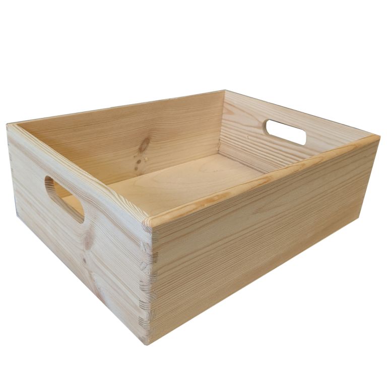 91435 Dřevěný univerzální box, 40 x 30 x 13 cm