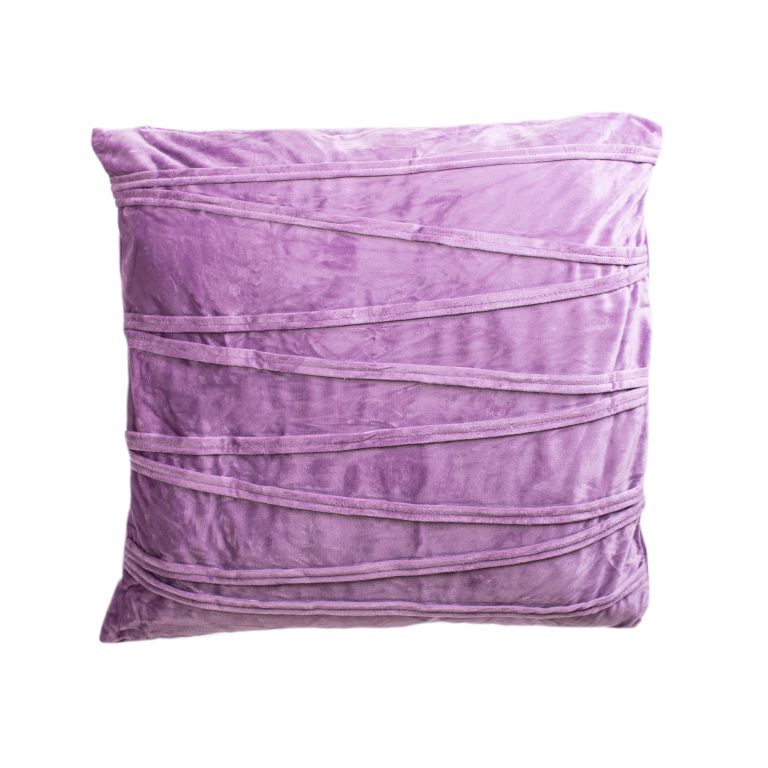 Dekorační polštářek ELLA fialová - 45x45 cm